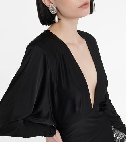Robe midi en satin - Alexandre Vauthier - Modalova