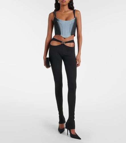 Mugler Legging à découpes - Mugler - Modalova