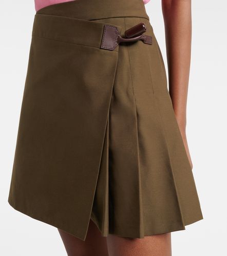 Jupe portefeuille en coton mélangé - Loewe - Modalova