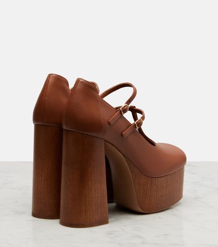 Chloé Escarpins Mary Jane Loti à plateau en cuir - Chloe - Modalova