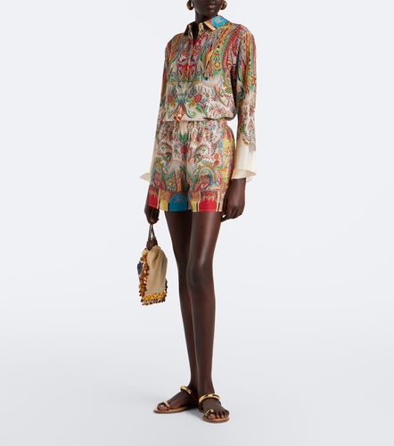 Short en soie à motif cachemire - Etro - Modalova