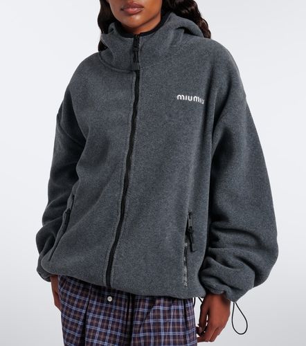 Miu Miu Veste oversize à capuche - Miu Miu - Modalova