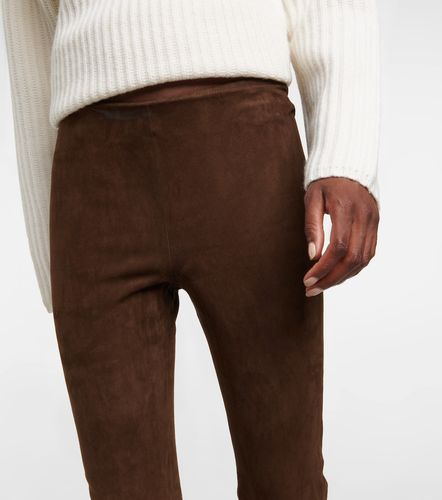 Vince Pantalon raccourci en daim - Vince - Modalova