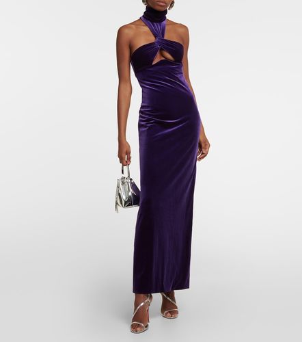 Robe longue Cleveland en velours - Galvan - Modalova