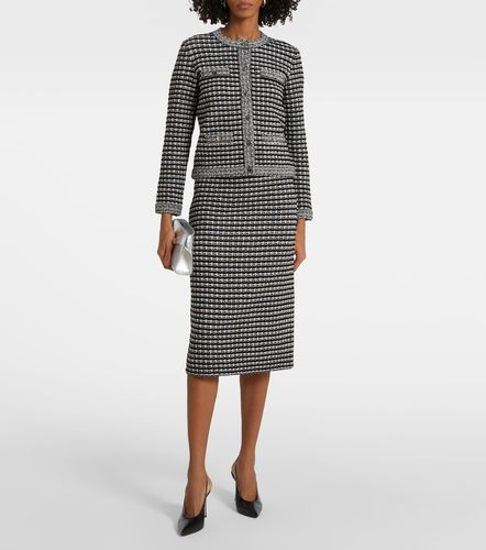 Cardigan en laine et coton mélangés - Tory Burch - Modalova