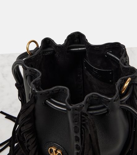 Sac seau Nellcôte Small en cuir - Valentino Garavani - Modalova