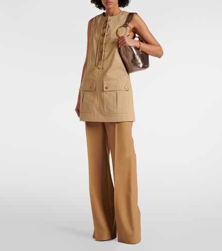Chloé Robe en satin de coton - Chloe - Modalova