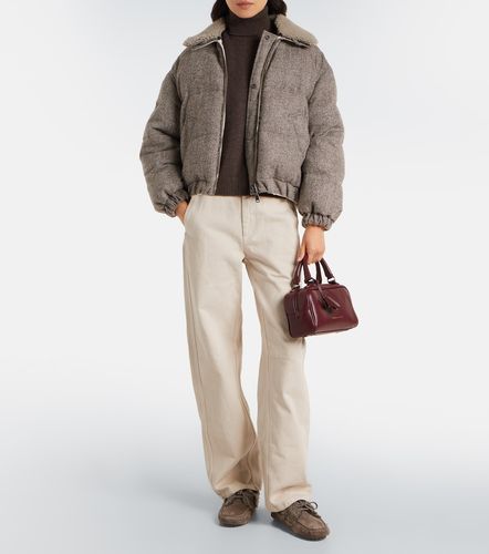 Veste doudoune en laine mélangée - Brunello Cucinelli - Modalova