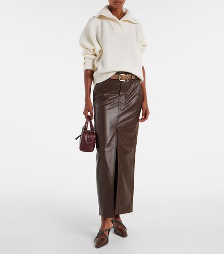 Jupe longue en cuir - Brunello Cucinelli - Modalova