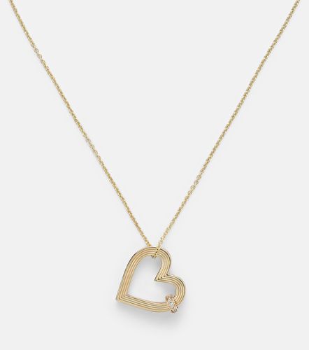Collier en or 14 ct avec diamants - Sydney Evan - Modalova