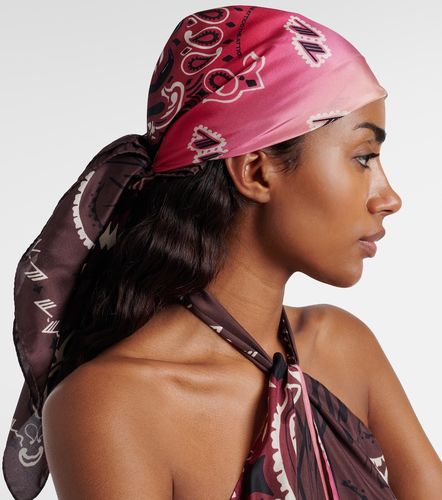 The Attico Foulard imprimé en soie - The Attico - Modalova