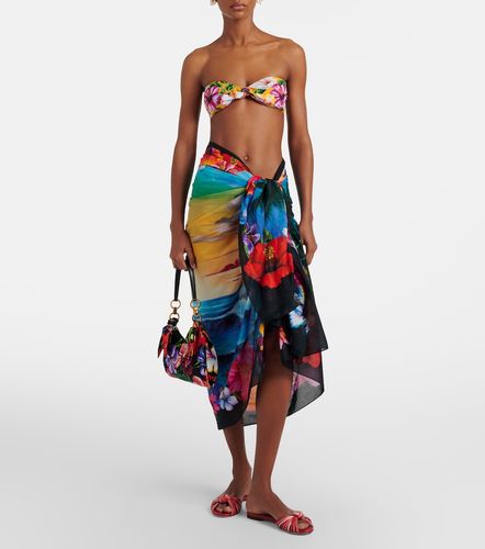 Paréo en coton à imprimé - Dolce&Gabbana - Modalova