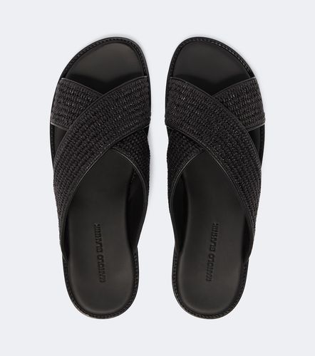 Mules Otawi en raphia - Manolo Blahnik - Modalova