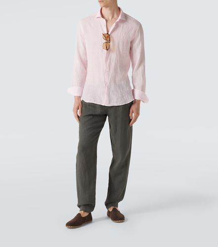 Fedeli Pantalon droit en lin - Fedeli - Modalova