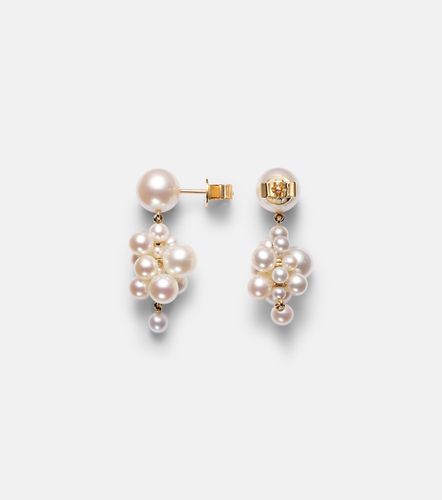 Boucles d'oreilles en or jaune 14 ct et perles Botticelli - Sophie Bille Brahe - Modalova
