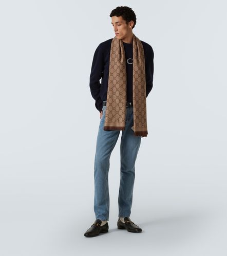 Écharpe GG en jacquard de laine - Gucci - Modalova