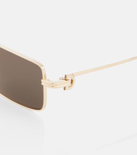 Lunettes de soleil rectangulaires Première - Cartier Eyewear Collection - Modalova