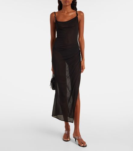 Mugler Robe midi asymétrique - Mugler - Modalova