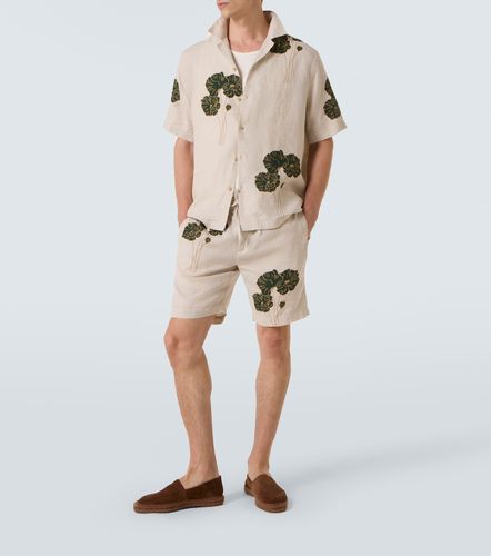 Chemise Roberto en lin à fleurs - Frescobol Carioca - Modalova