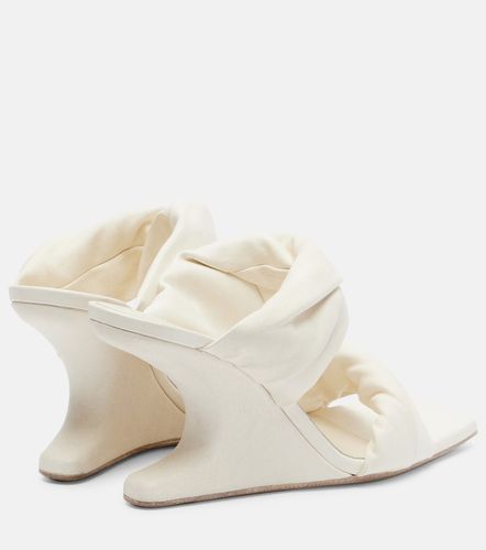 Mules Twisted Cantilever 80 en cuir - Rick Owens - Modalova