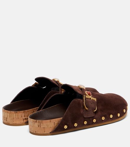 Mules Fern en daim à ornements - Veronica Beard - Modalova