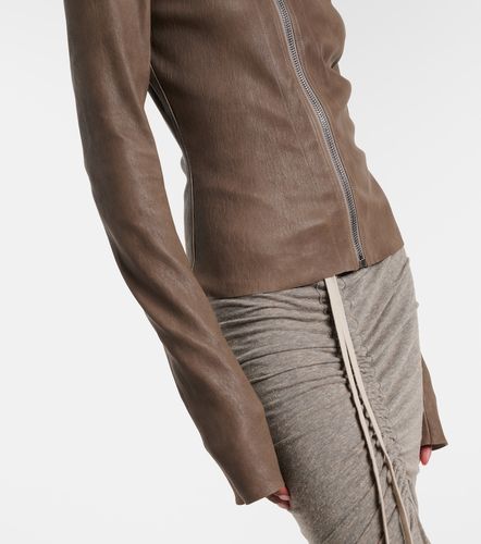 Veste Gary en cuir mélangé - Rick Owens - Modalova