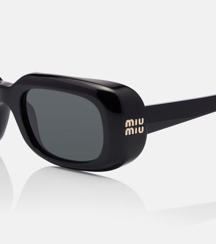 Lunettes de soleil rectangulaires - Miu Miu - Modalova