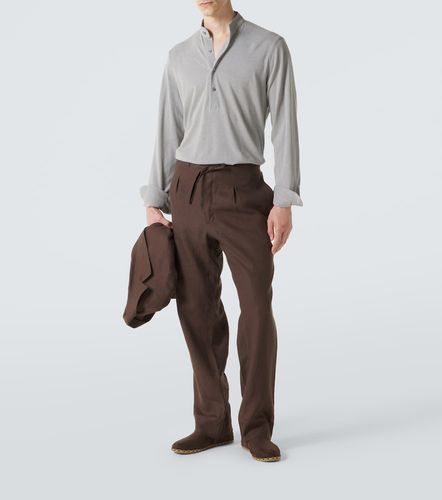 Stòffa Top Henley en coton et soie - Stoffa - Modalova