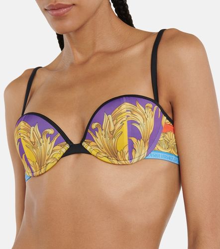 Versace Haut de bikini imprimé - Versace - Modalova