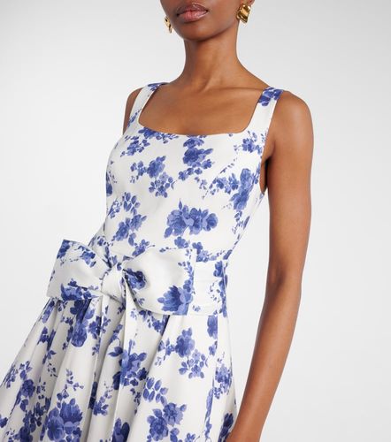 Robe midi à fleurs - Carolina Herrera - Modalova
