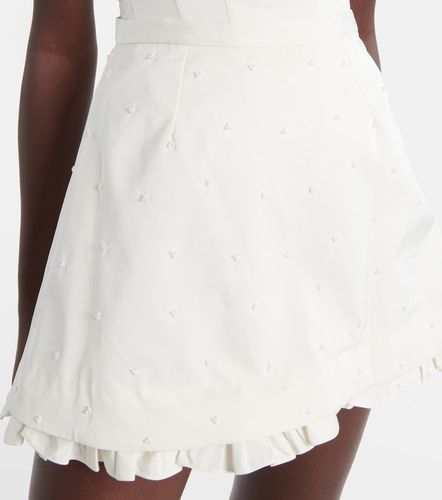 Mini-jupe de mariée Camelia à ornements - Clio Peppiatt - Modalova