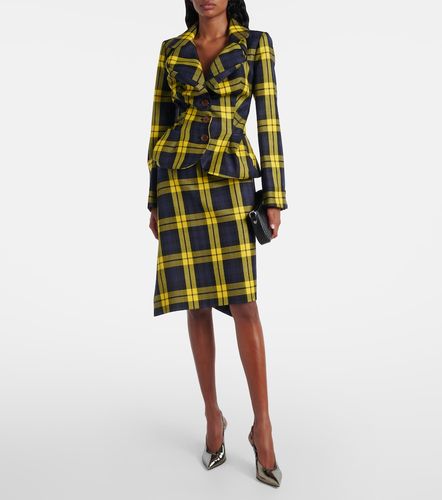 Blazer en laine vierge à carreaux - Vivienne Westwood - Modalova