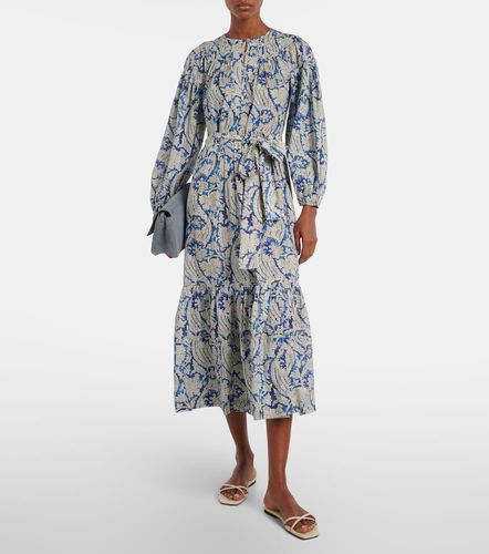 Robe midi Seraphina imprimée en coton mélangé - Ulla Johnson - Modalova