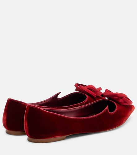 Ballerines Rose Vivier en velours - Roger Vivier - Modalova