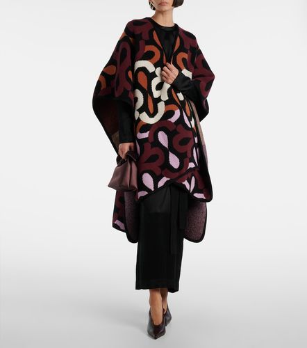 Cape Maiolika en jacquard de laine - La DoubleJ - Modalova