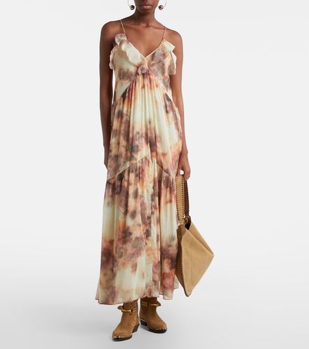 Robe midi en coton imprimé - Marant Etoile - Modalova