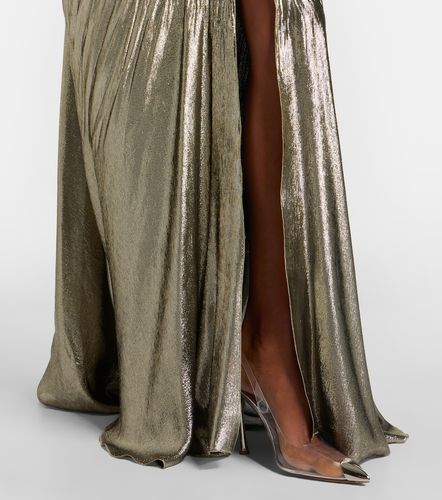 Robe longue Dakota en lamé - Maria Lucia Hohan - Modalova