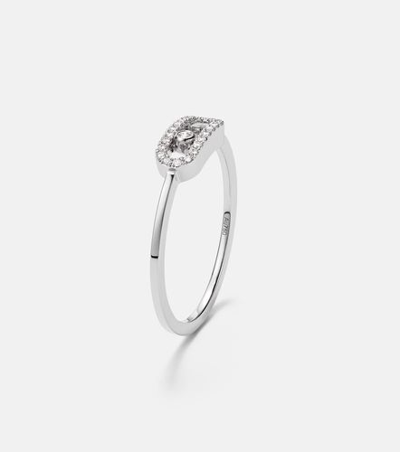 Bague Move Uno en or blanc 18 ct et diamants - Messika - Modalova