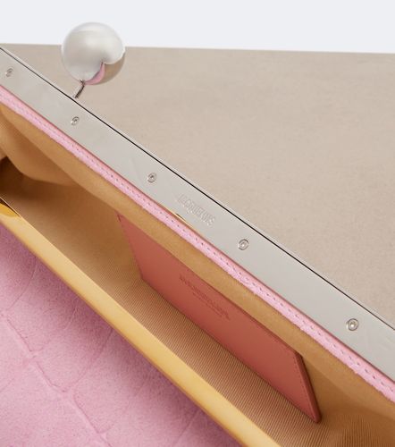 Pochette Salon en daim effet croco - Jacquemus - Modalova