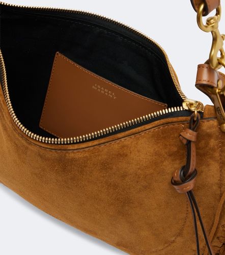 Sac porté épaule Oskan Small en daim à franges - Isabel Marant - Modalova