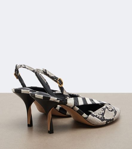 Slingback Poisson en cuir façon serpent - Jacquemus - Modalova