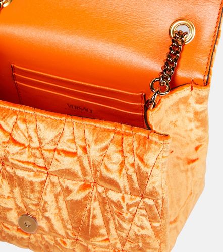 Versace Sac Virtus Small en velours - Versace - Modalova