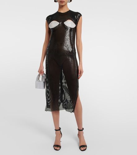 Robe midi à cristaux - Christopher Kane - Modalova