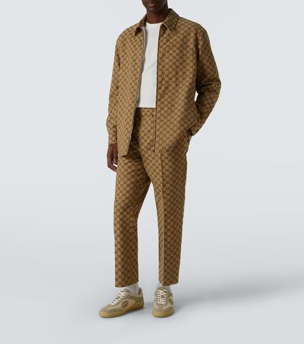 Pantalon de survêtement en toile GG - Gucci - Modalova