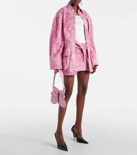 Mini-jupe cargo en denim camouflage - Blumarine - Modalova