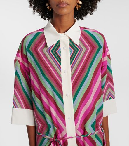 Robe chemise Rhombus 75 en soie - Valentino - Modalova