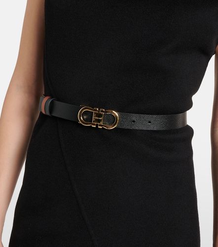 Ceinture Gancini réversible en cuir - Ferragamo - Modalova