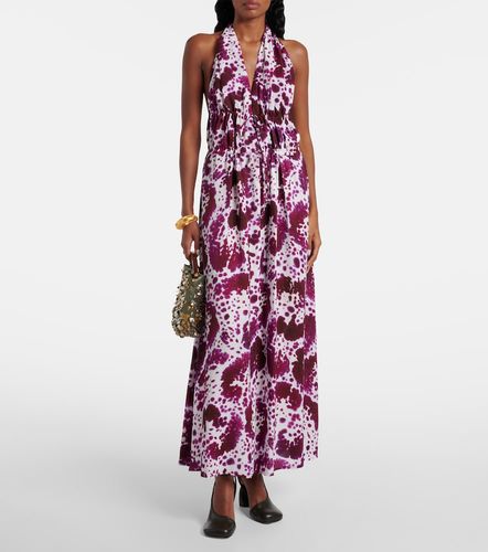 Robe longue imprimée - Dries Van Noten - Modalova