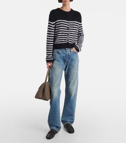Cardigan Jules rayé en soie et cachemire - Khaite - Modalova