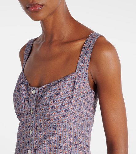 Robe midi en coton à fleurs - Polo Ralph Lauren - Modalova